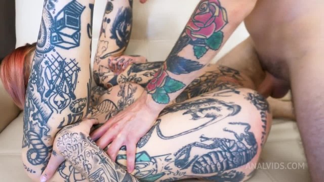 Попробуй доставить самое сильное наслаждение татуированной потаскухе - #8